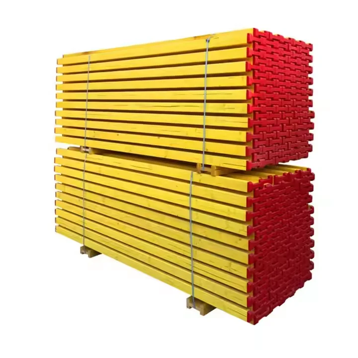 EN 13377 Format H20 Beam with Industrial Design Red Plastic Head LVL and Plywood Size 200mm*80mm*40mm*27mm