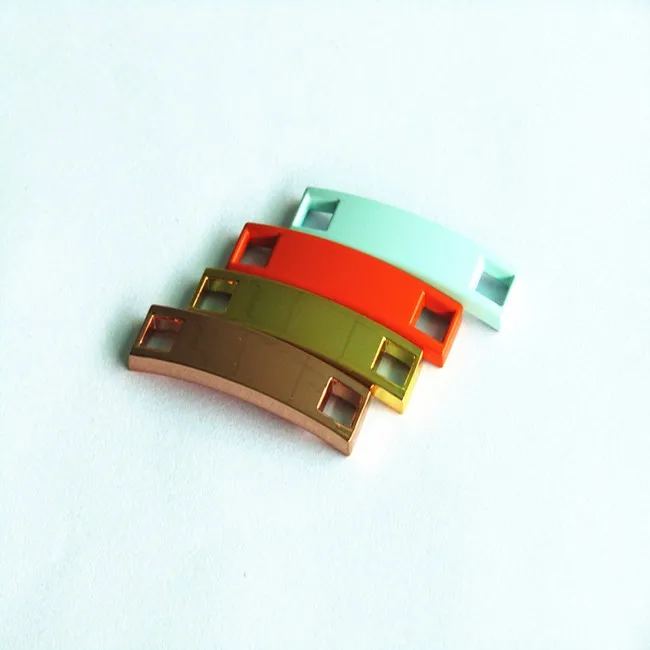 High Quality Custom Sneaker Shoe Lace Decorative Charms Metal Shoelace Tag Cord Lock With Custom Logo