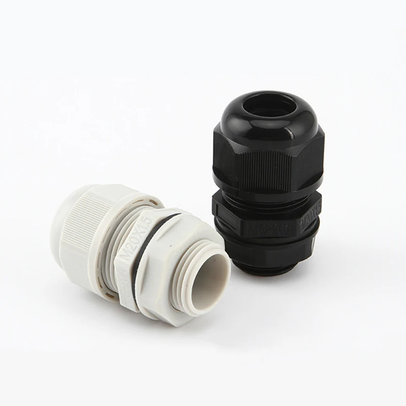Electrical nylon material cable gland high quality M16*1.5 waterproof IP68 protection with plug nuts terminals