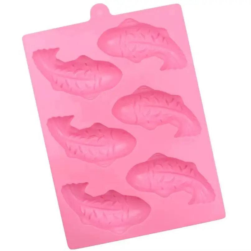 SA-496  DIY Baked Carp Mousse Cake Silicone Mold, Jelly Pudding, Manual Soap Mold Self-made Chocolate Mold