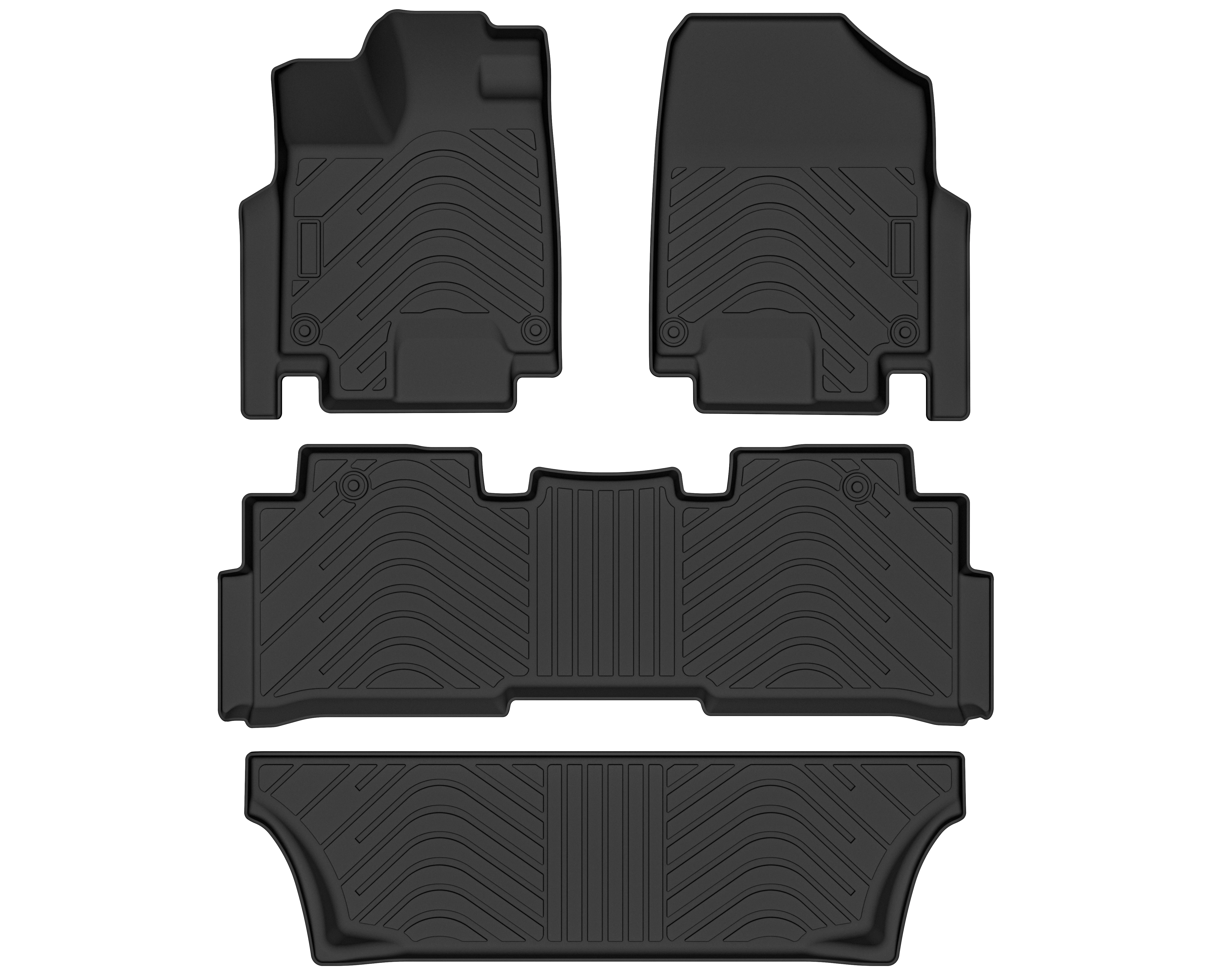 Factory Wholesale All Weather 3D TPE Car Floor Mats For Honda ODYSSEY 2017-2023 Luxury Car Floor Mats Wear-resistant