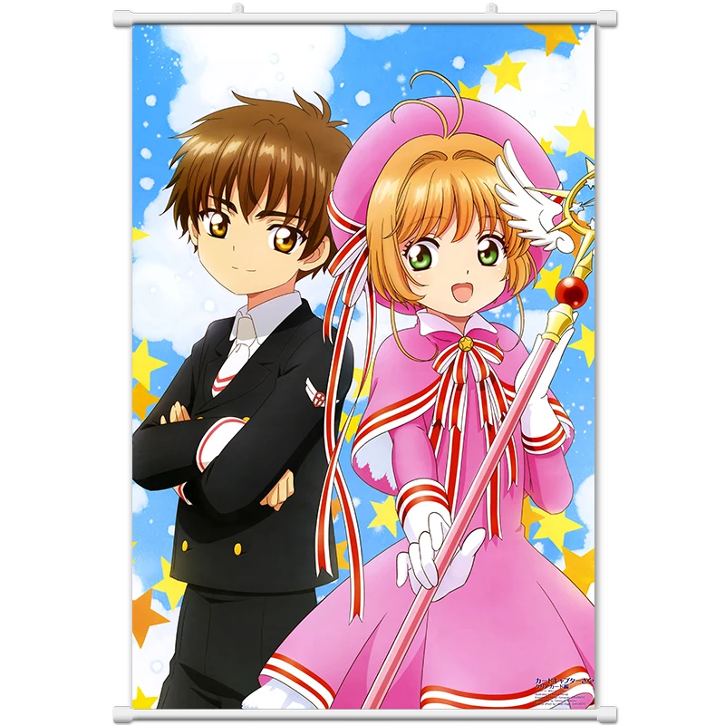 Japanese Anime Fabric Wall Scroll Poster cartoon canvas Scroll Painting