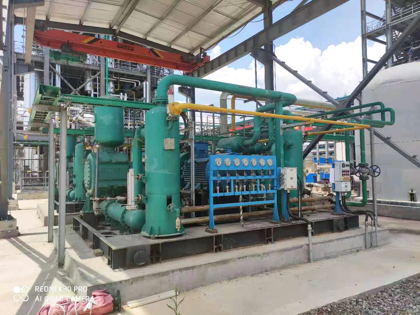 low speed separable air compressor package in cement plant power pant steel plant