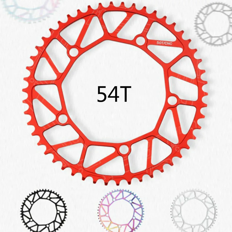 Bicycle Chain ring 130BCD folding bike chainwheel narrow width anti-hanging chain wheel bicycle chainwheel  54T