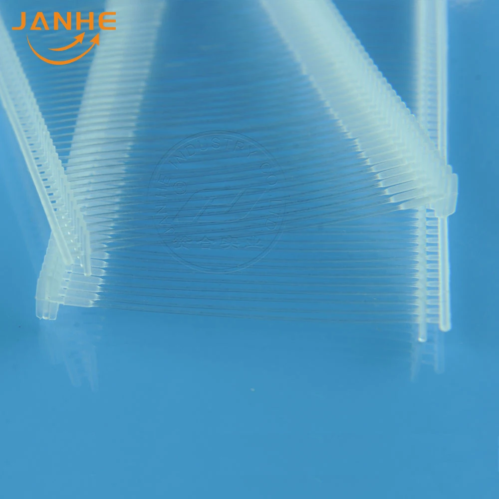 Прозрачный защитный штифт с именной биркой, золотистый, 5-125 мм, нейлоновые штифты