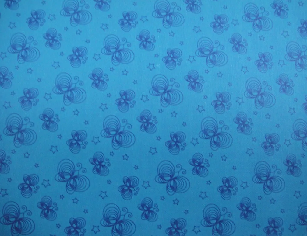 Anti-bacterial printing two tones fabric pu synthetic leather for shoe lining