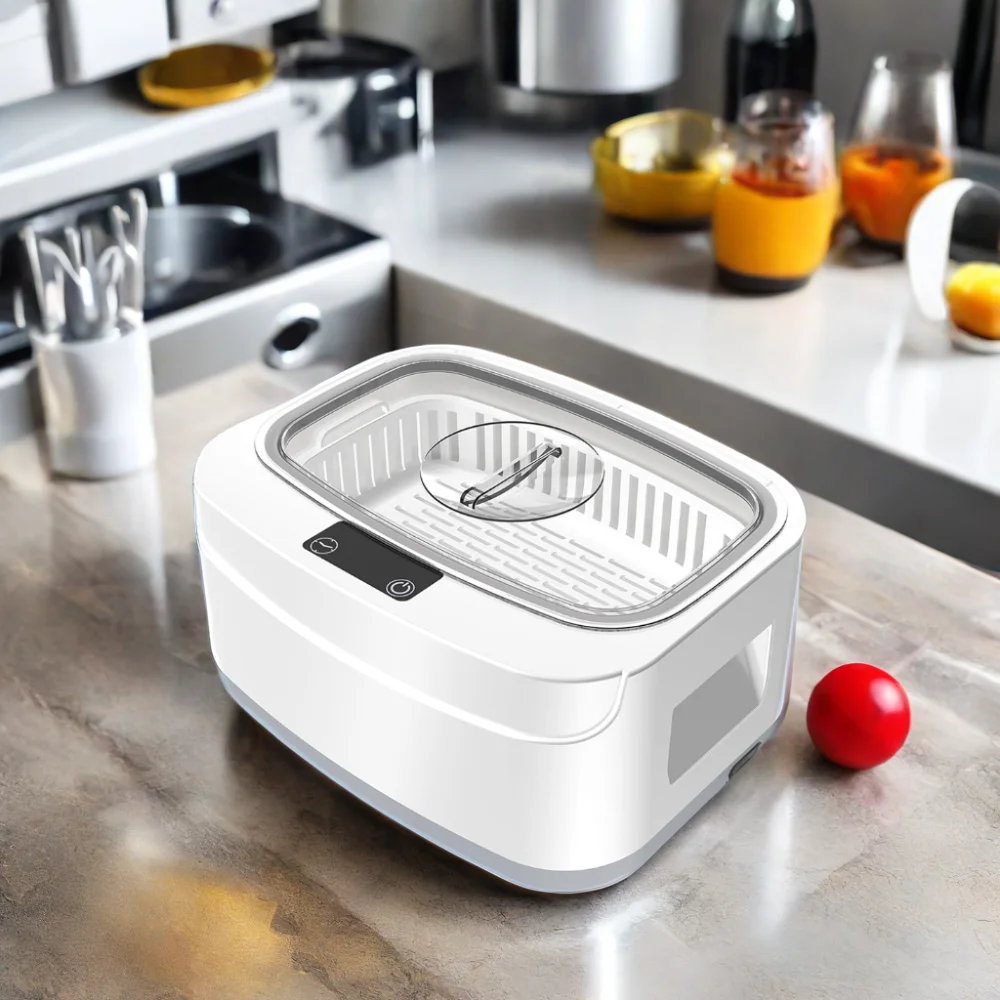 2.5L High Frequency Ultrasonic Cleaner Multi-Function Household Tool for Makeup Jewelry Fruit Glasses Cleaning