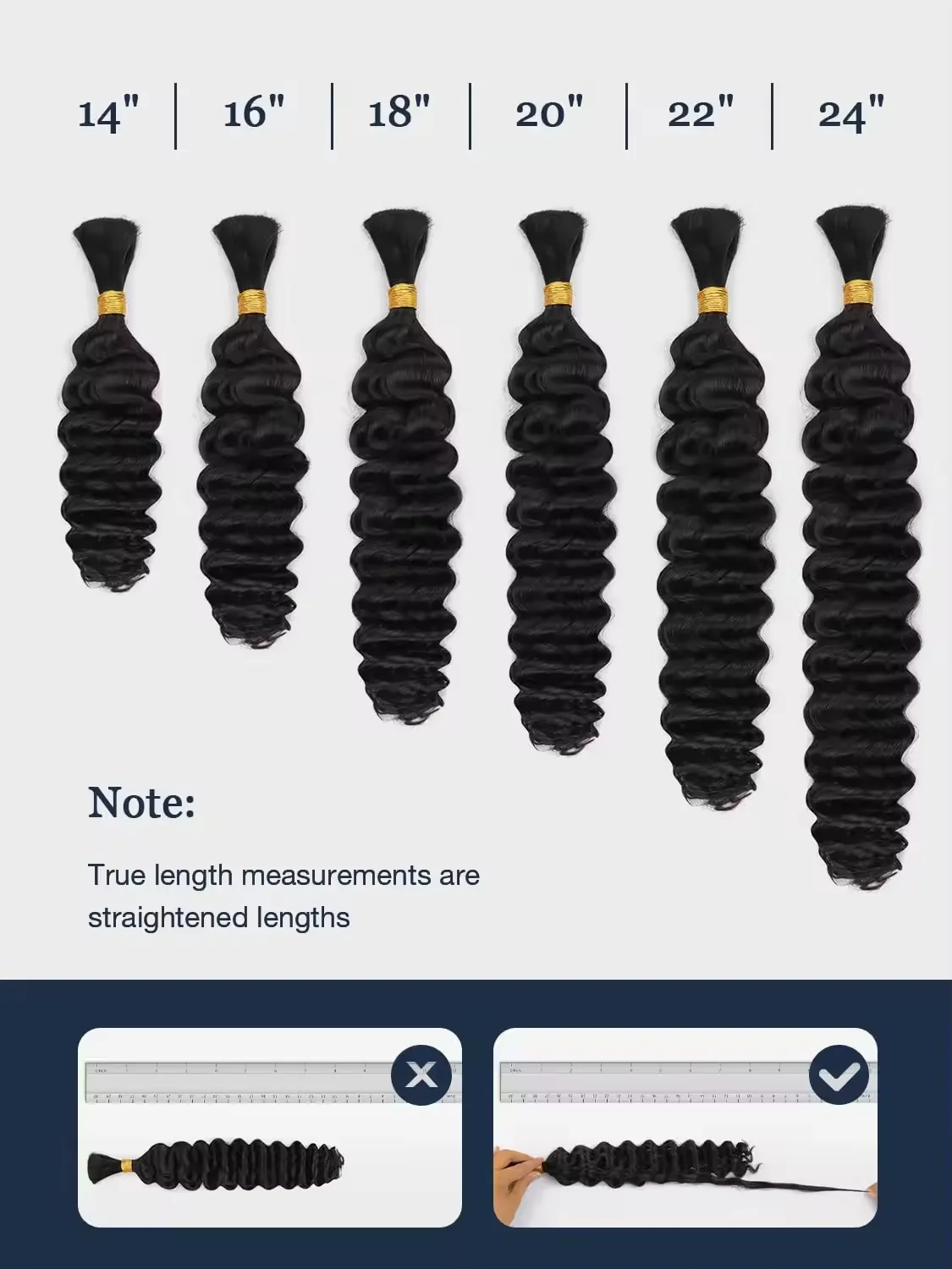 Wholesale 10A Brazilian Virgin Curly 50g Deep Water Wave Bulk Hair Extensions Boho Braids  for braiding Human hair bulk no weft