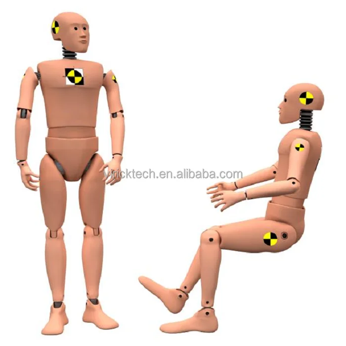 Car Collision Testing Mannequin Dummy With Joints For Car Crash Testing