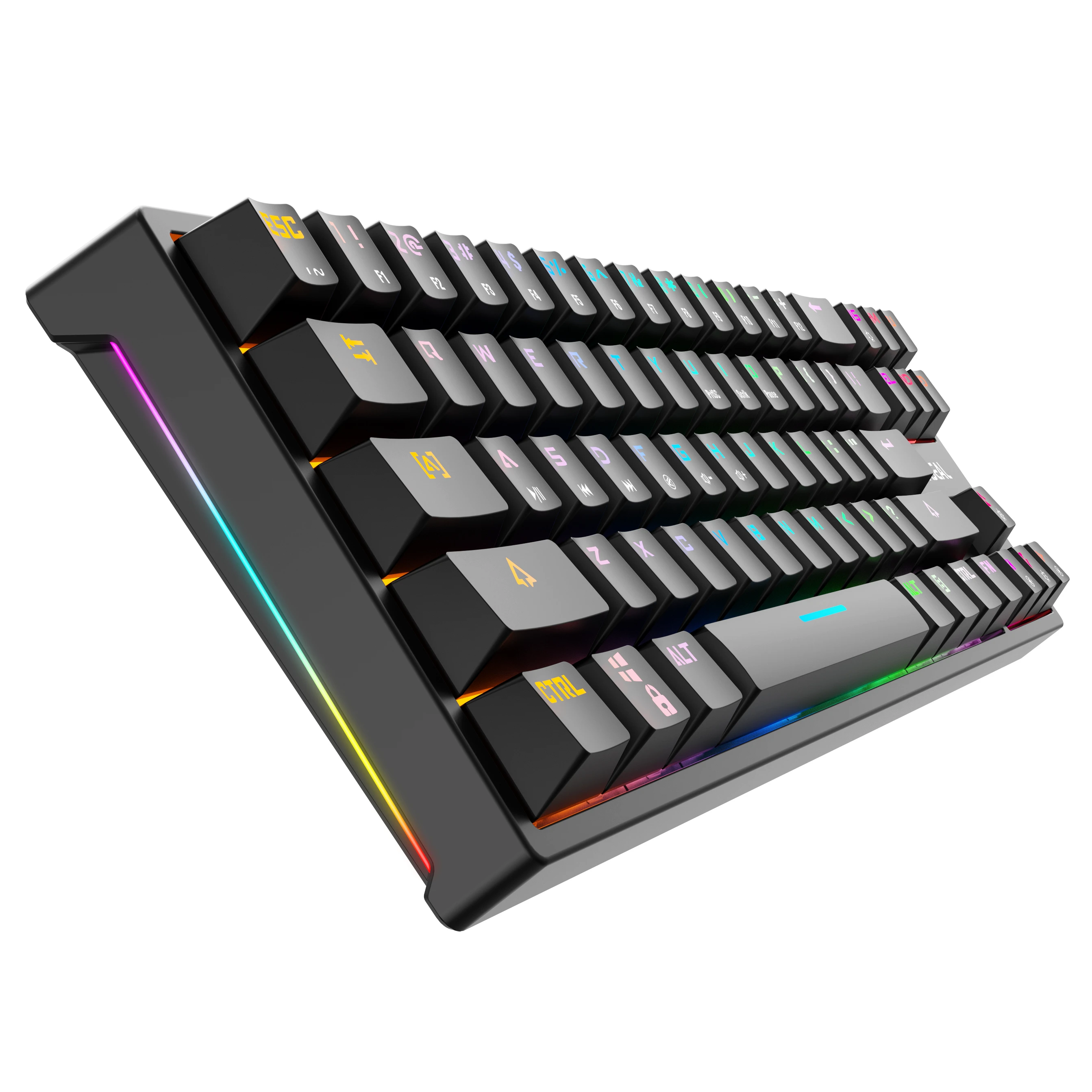 K71 Hotswap Mechanical Keyboard Kit Gaming Mini Typewriter Diy Hot Swap Rgb Clavier Gamer Mini Klavye