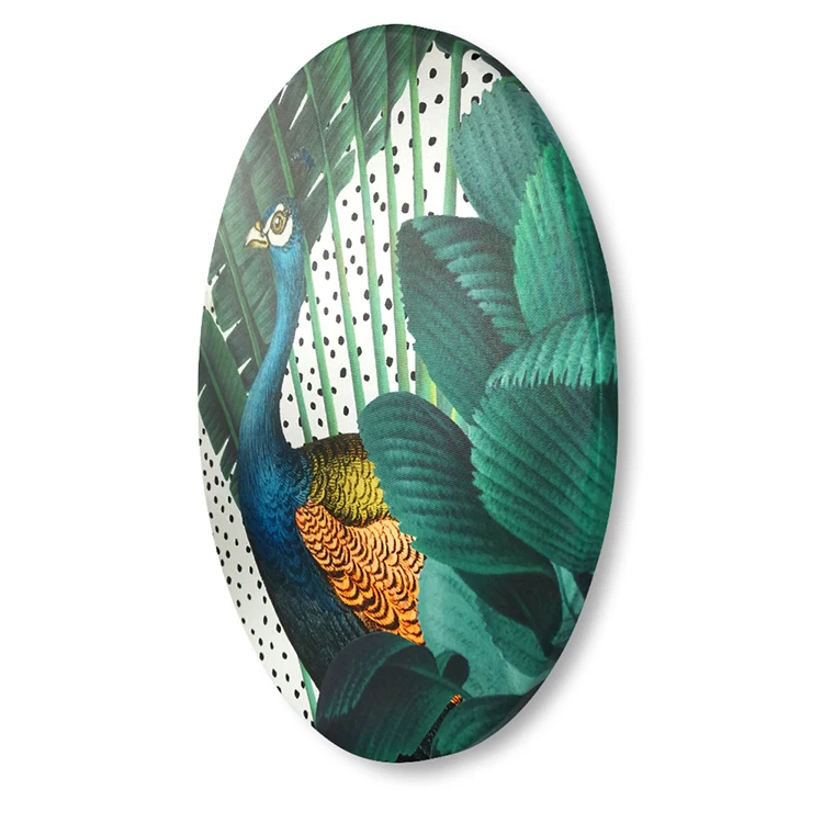 Competitive price peacock oil painting birds 3d oil painting on canvas