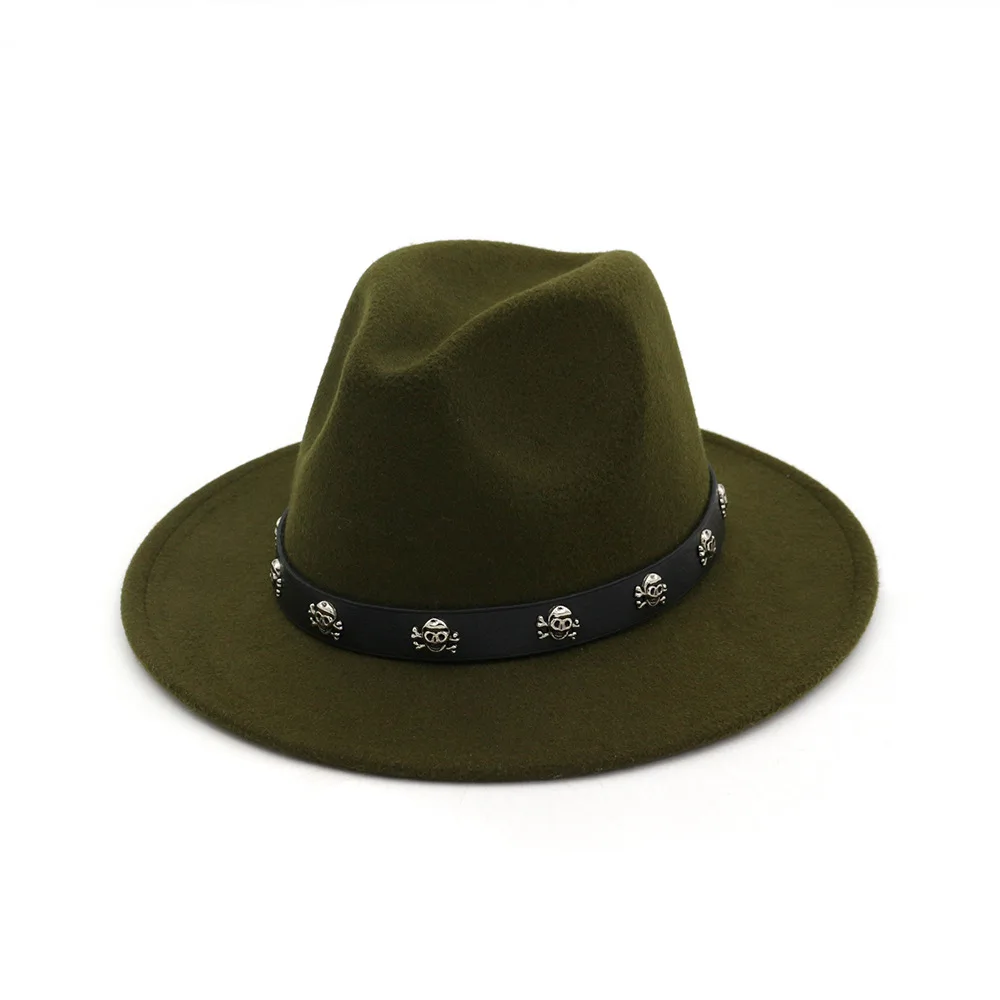 2022 High Quality Winter Autumn Hat Felt Cowboy Hats Fedora Hats Wool Felt Wholesale Fashion Styles