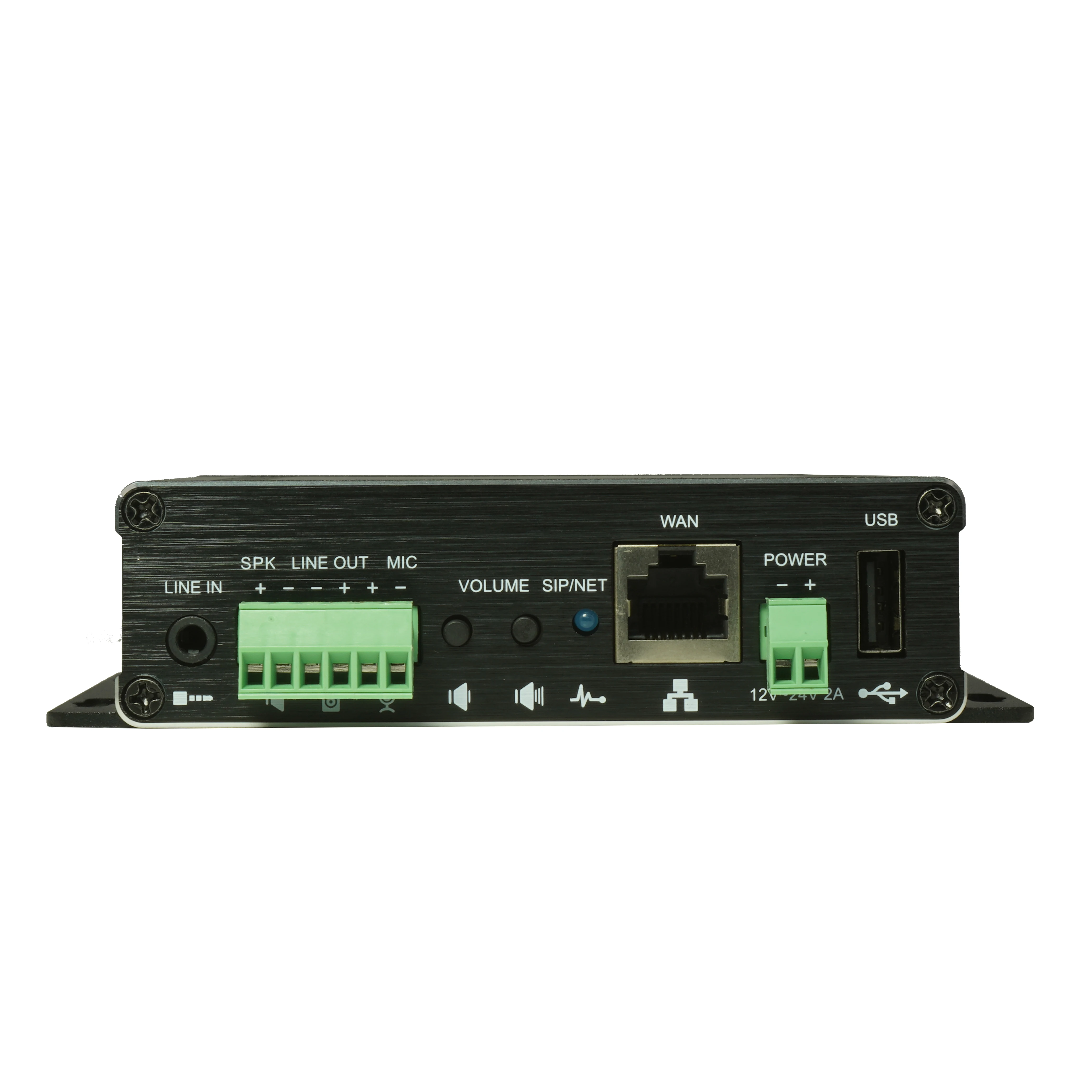 OBT-9708 Digital Ip Pa System Terminal  Interface Mini Amplifier For Classrooms