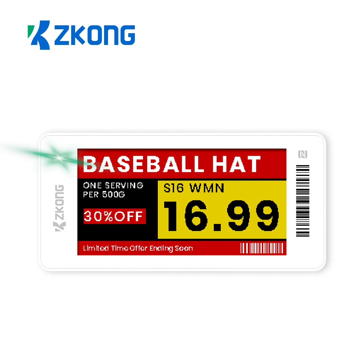 Zkong Electronic Shelf Labels 2.6 Inch E-Ink Screen digital  price tag shelf edge labels electronic shelf esl label Price Tag