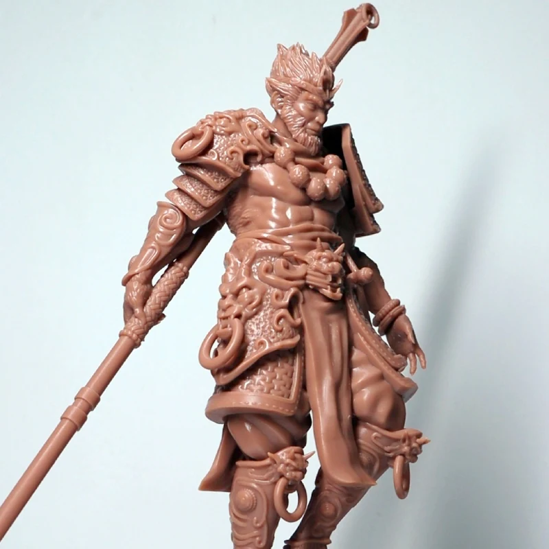 Изготовленный на заказ размер SLS MJF 3D услуги печати Китай Wukong Смола нейлоновая Лазерная Форма пластиковая Son Goku печать быстрое прототипирование