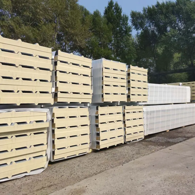 CE certified polyurethane roof sandwich panels for building ceiling steel structure building ceiling