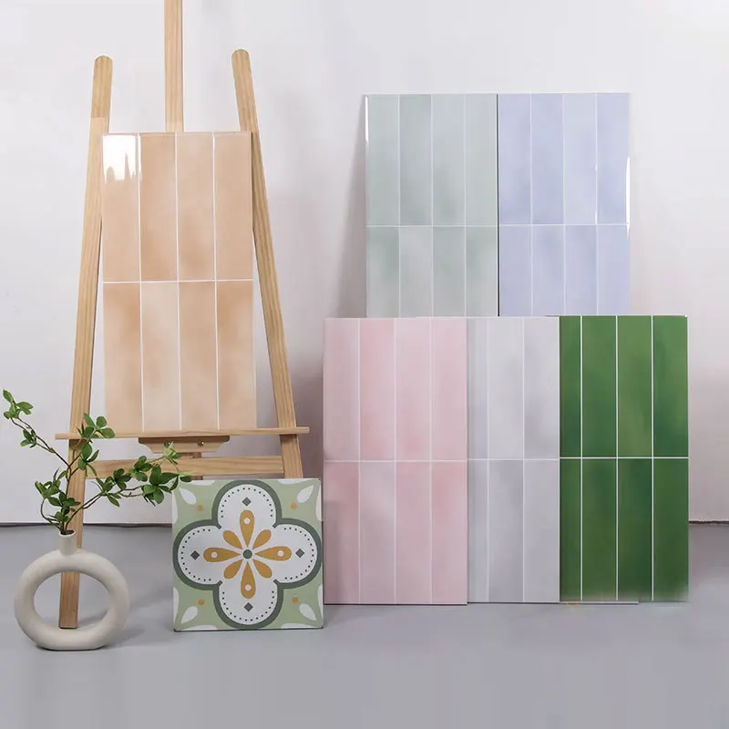 Nordic Interior 300*600mm 3D Porcelain Rustic Wall Tiles Anti-Slip Colorful Ceramic Glazed Tile for Bathroom
