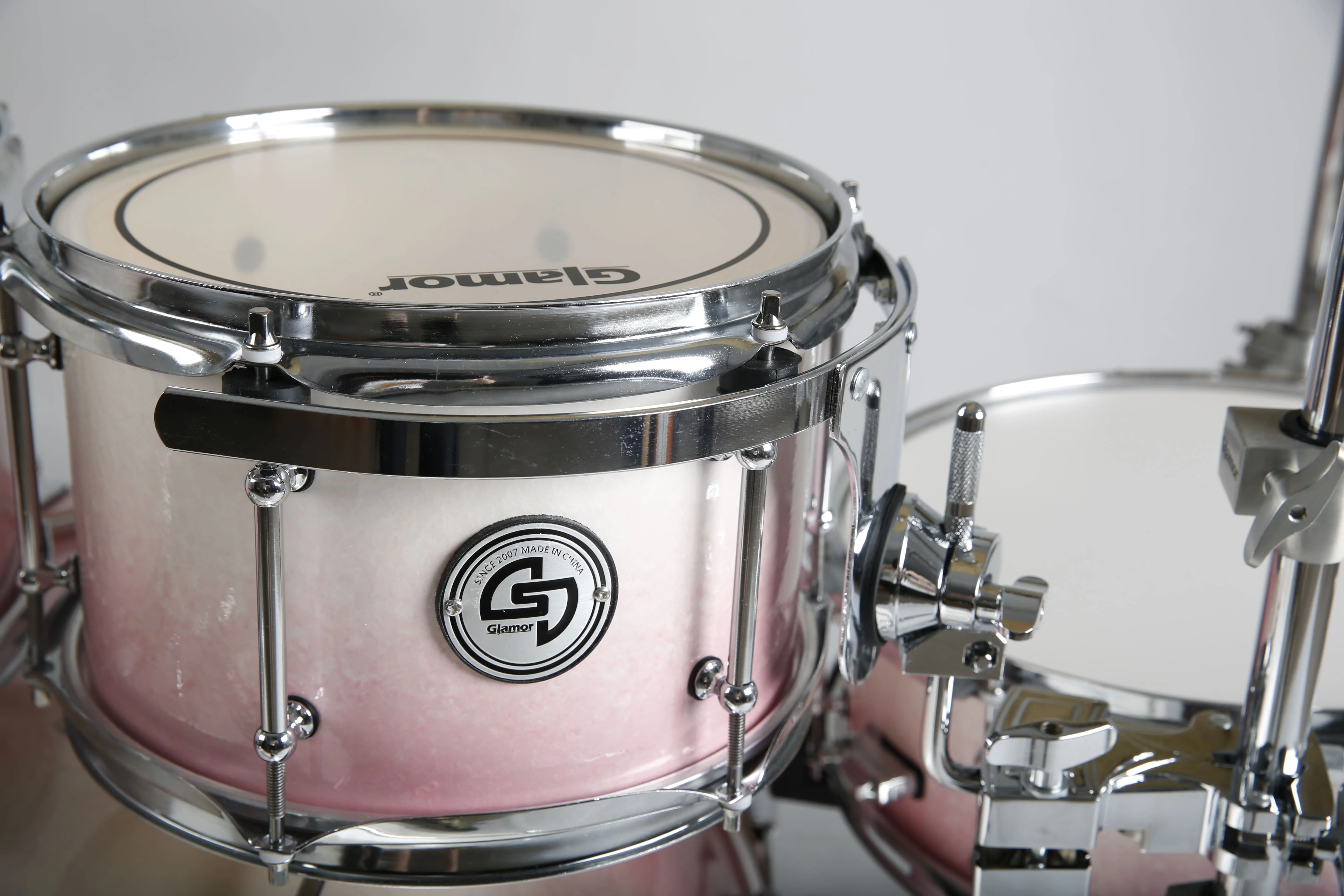 Ready to Ship Glamor Drum Tidal Wave Series Peachpink Fade Model Set Kit