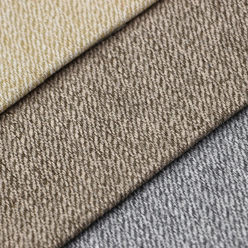 Mand textile china producers wholesale good quality 100 polyester pattern style dyed jute fabric for sofa furniture