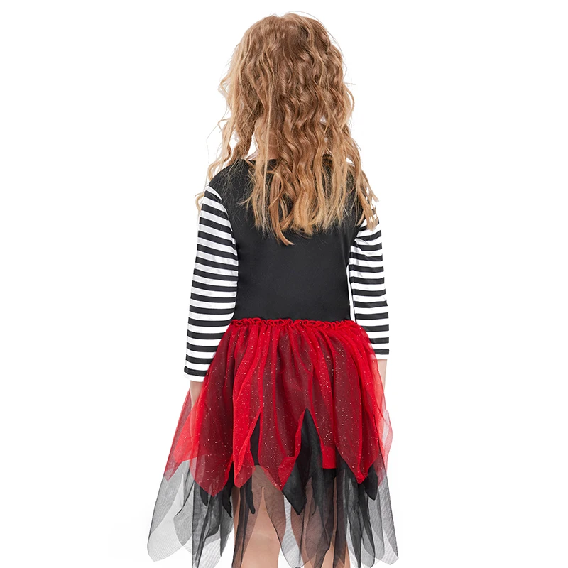  TV & Movie Costumes Girls Pirate Cosplay Children Clothes Set Themed Carnival Party Outfit Halloween Pretend