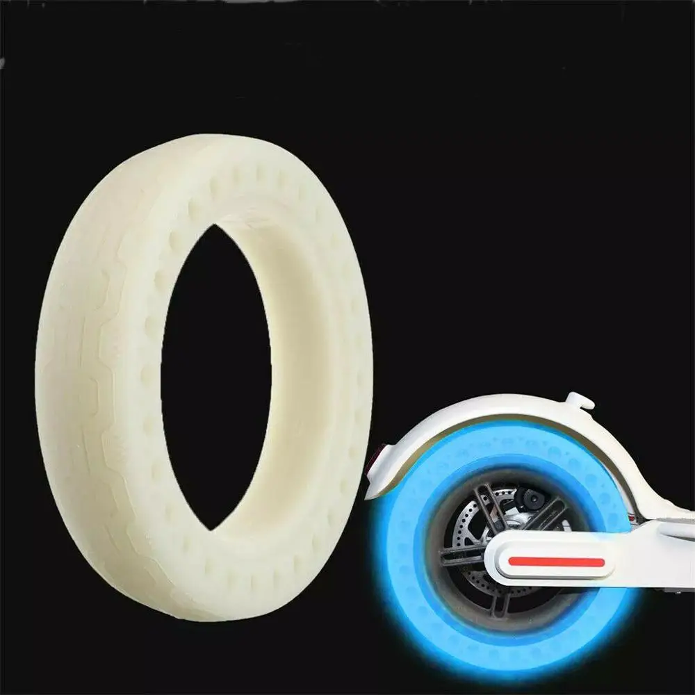 Scooter Tire Luminous Blue Tyre M365 Fluorescent Rubber 8.5inch Solid Tyre for Mijia M365 Electric Scooter