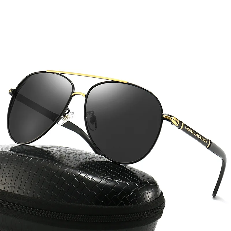 High Quality Trendy Men Polarized Sports Driving Night Vision Summer Sunglasses Custom 2021