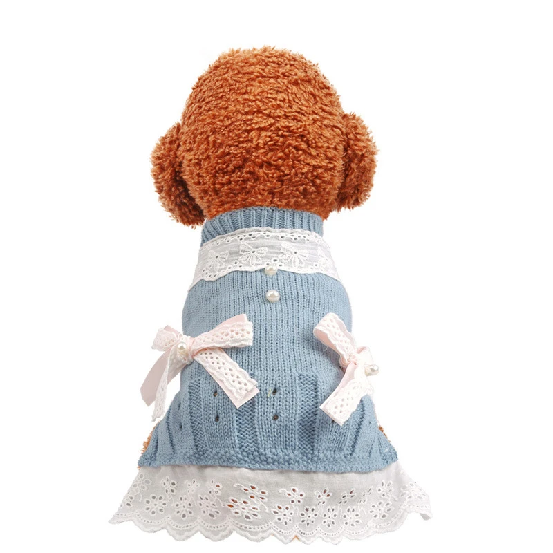 Lovely Dog Dress Wedding Party Pet Accessories Soft Dog Wear Clothes