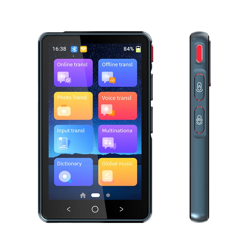 Multi-Language Real Time Intelligent Support Offline Interpret Translator Machine with Screen