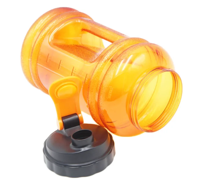 Water Jug with Handle, 2.2l PETG Gym Fitness Water Bottle Plastic Water Bottle with Lid