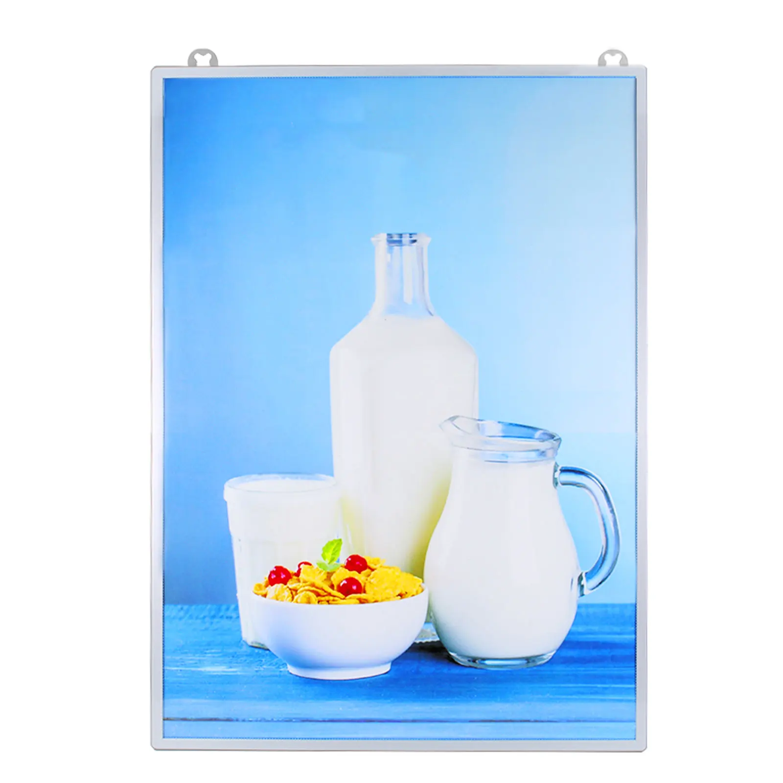 A1-A4 Ultra thin Crystal LED Light Box Picture Snap Frame Advertising Light Boxes Illuminated Super slim frame