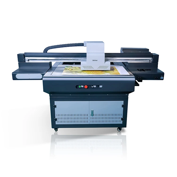 High speed 3*TX800 4720 UV printer for Ceramics PVC Acrylic Vanish Embossing A1 digital printer tiles 3d printer
