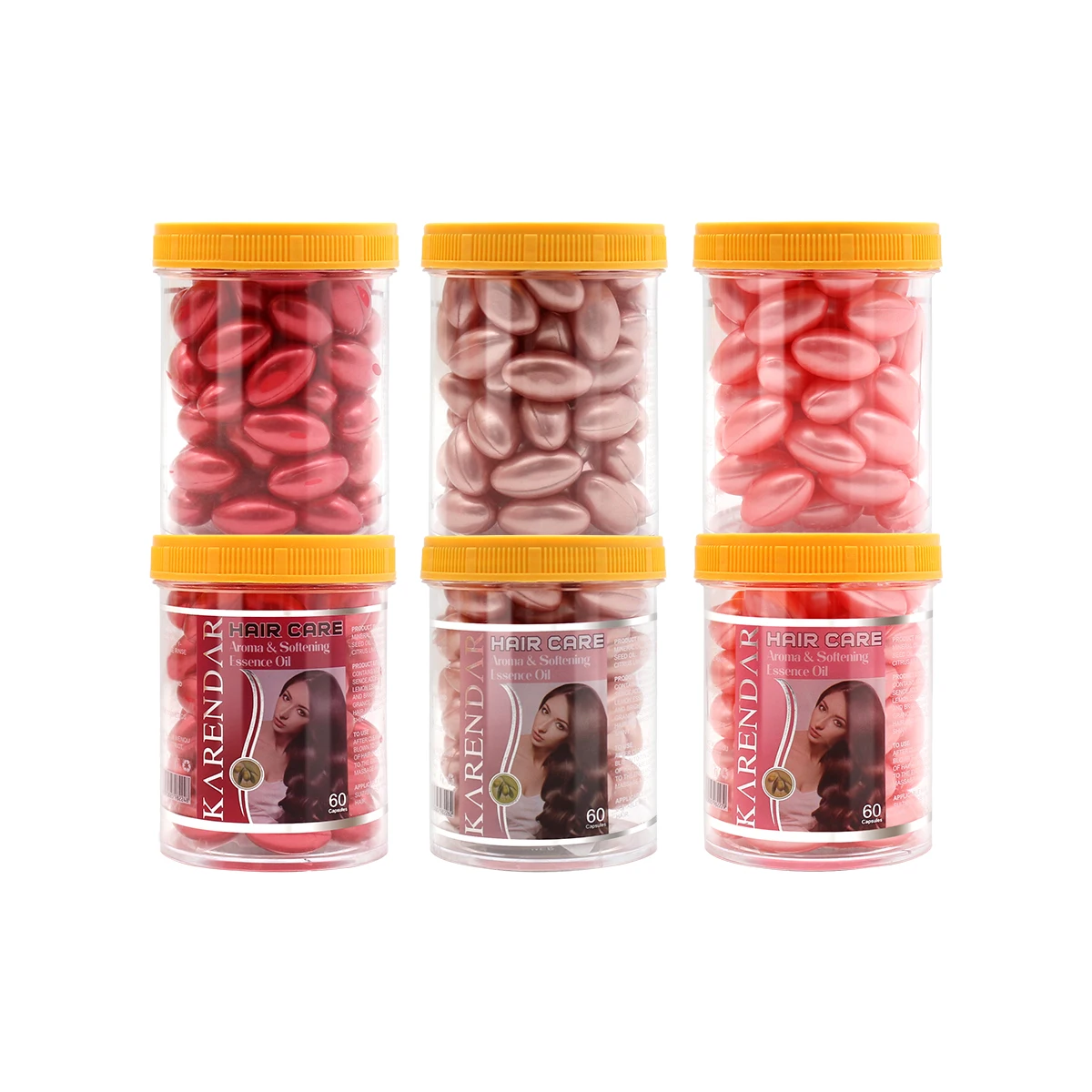 Kissy miss hair oil packaging Serum Ve gan Oil vit amin Capsules Makes Strong And Heathy-looking Hair Care Capsules Oi