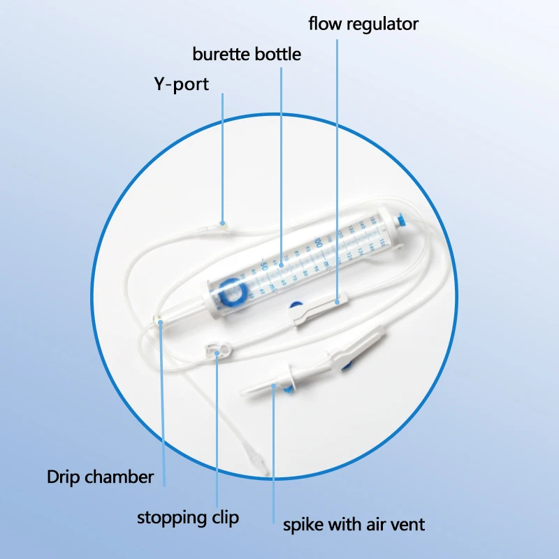 High Quality Cheap Price set iv infused burett set infused iv