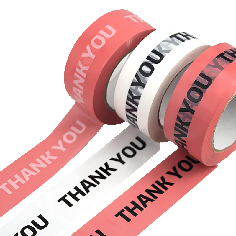 Wholesale 2inch Thank You Logo Adhesive Tape Carton Sealing Scotched Tape Bopp Box Packaging Tape By Suppliers