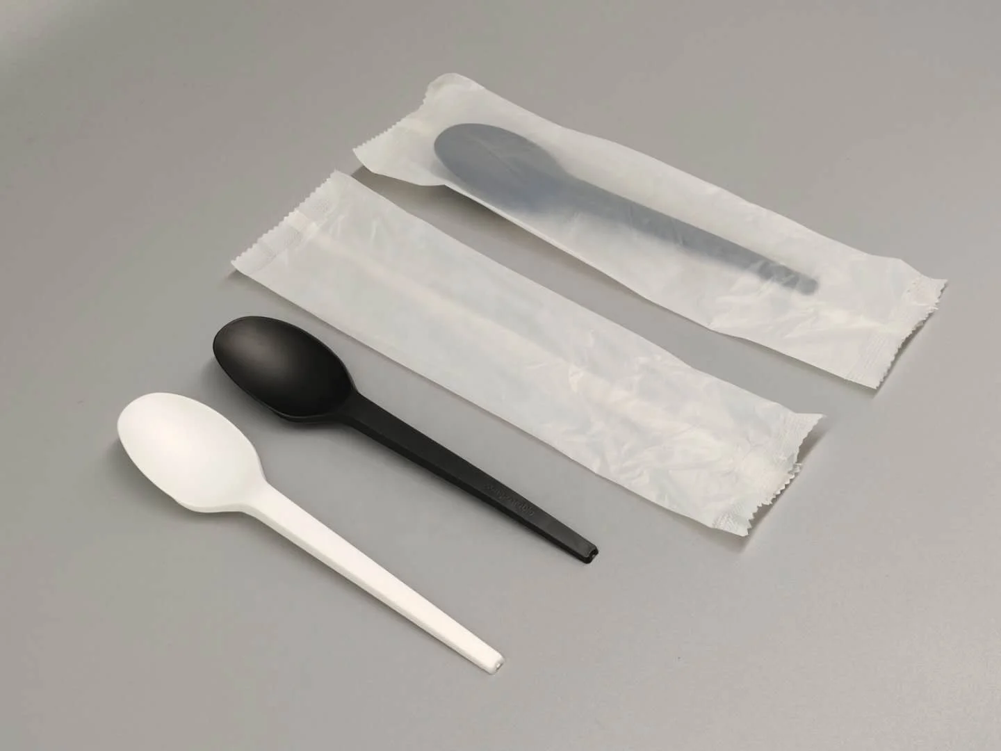 
Greenworks Plastic Cpla biodegradable cutlery,eating utensils environmentally friendly cutlery Spoon Wrapped dinnerware sets 