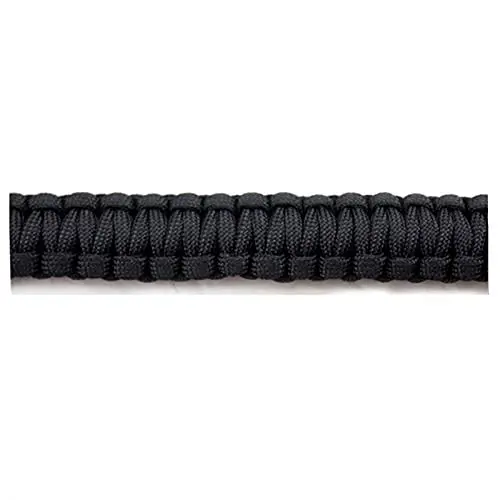 Survival Bracelet 5in1 Survival Kit Firestarter Bracelets - Includes Compass, Flint, Whistle and Parachute Cord