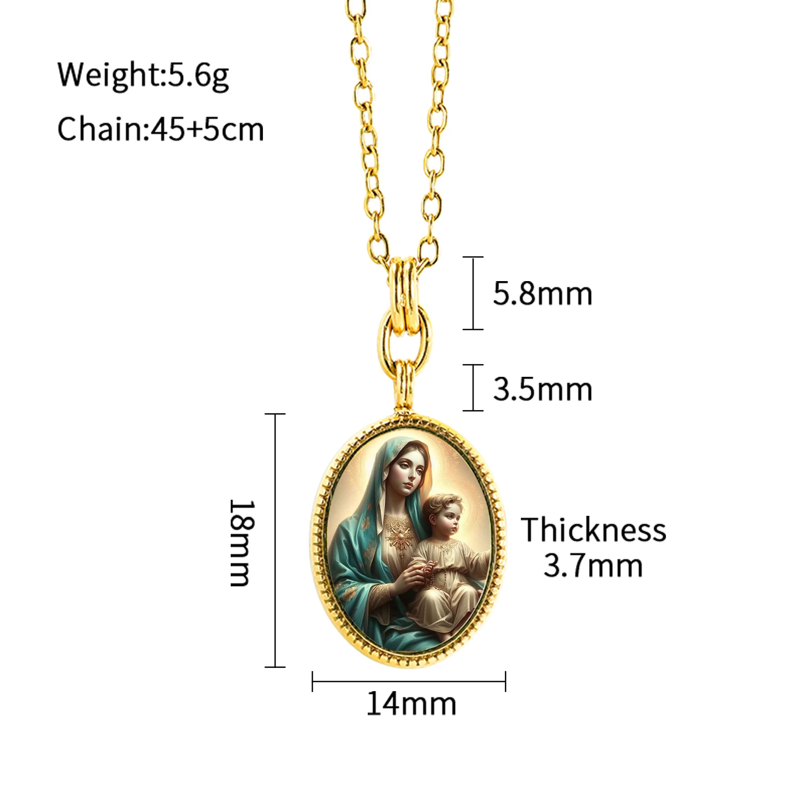Catholic Shop Necklace with Simple Cross Pendant Wholesale Religious Items for Women Stainless Steel Jewelry for Parties Gifts