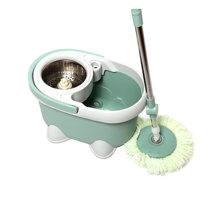 Cleaning 360 Degree Rotating Magic Mop Quick Dry Spin Mops Floor And Bucket Set Lazy Brand Microfiber