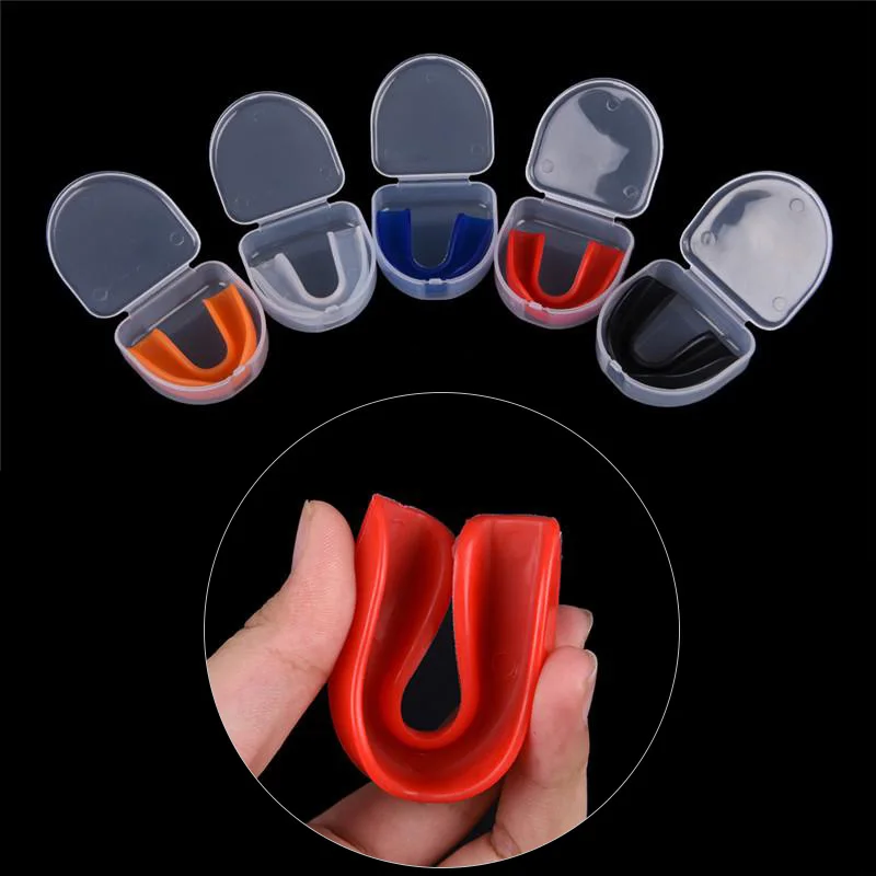 Silicon Rubber Boxing Mouth Guards Gel Protector Sports Custom EVA MMA Combat Training Gum Shields