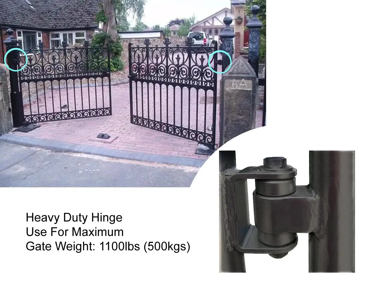 Ball Bearing Rotatable 180 Degree Hinge for Swing Door