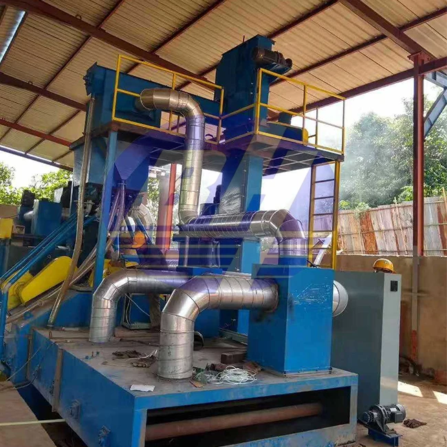 New Design Q69 Roller Conveyor Steel Plate shot Blasting Machine