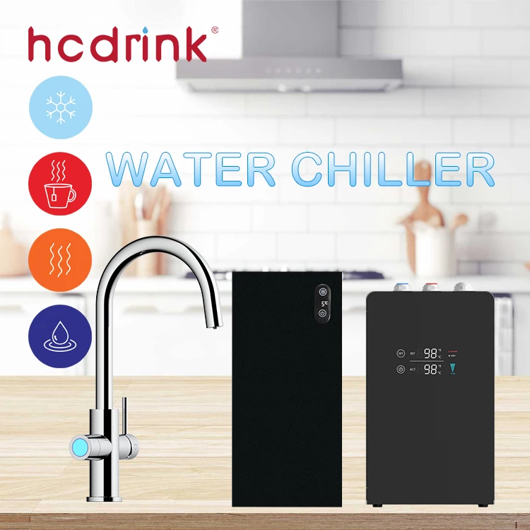 Iwater Commercial New Style Kitchen Instant Heating Luxury Mixer Clear Pure Water Purifier Faucet  Chiller Machine