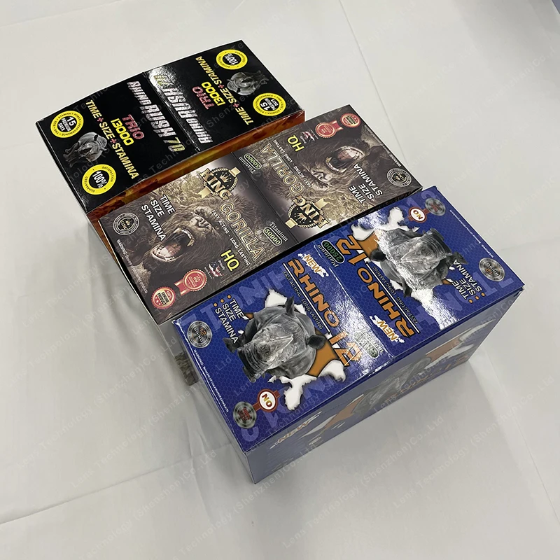 Factory Price Black Panther Rhino 69 Sex Pills Male Enhancement Pills Capsule Card Blister Packaging