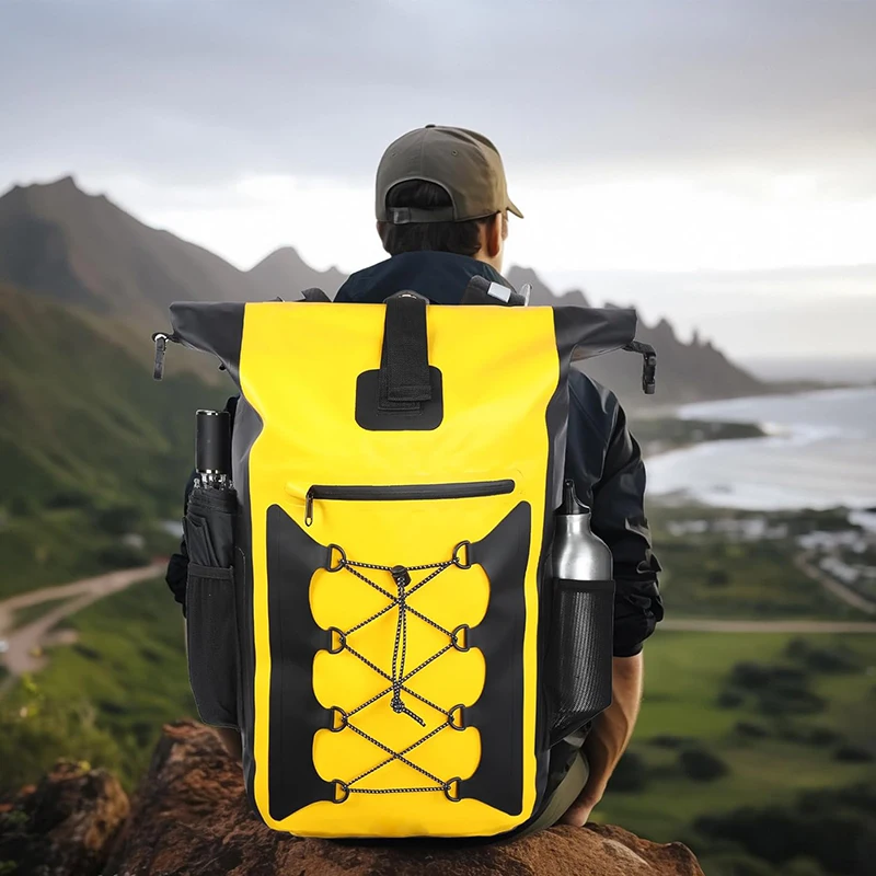 30L Waterproof Dry Bag Backpack Roll Top Waterproof Backpack Sack Keeps Gear Dry Floating Dry Bag for Kayaking Beach