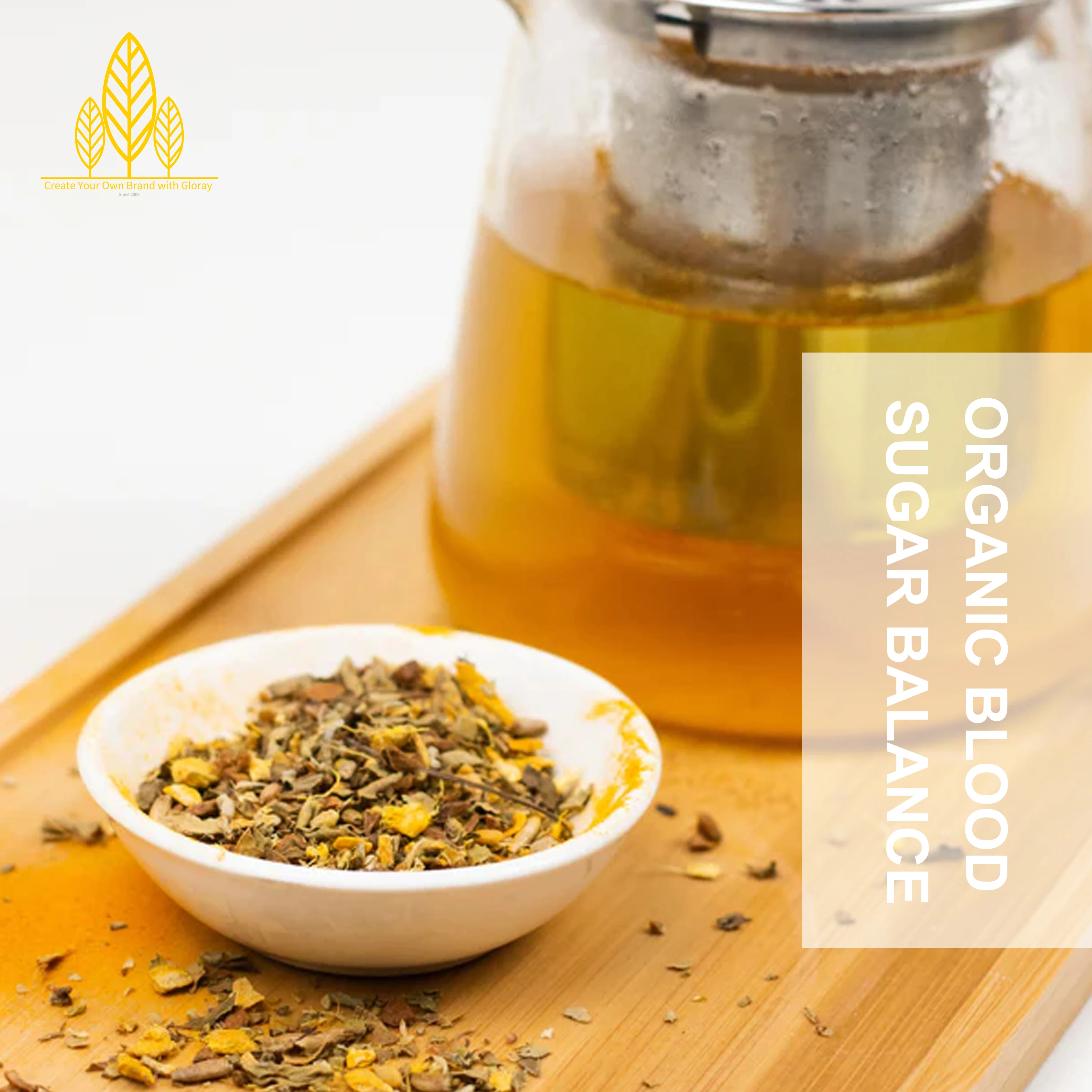 Organic Blood Sugar Balance Glucose Functional Tea Designed To Regulate Blood Sugar Levels Factory Supply OEM