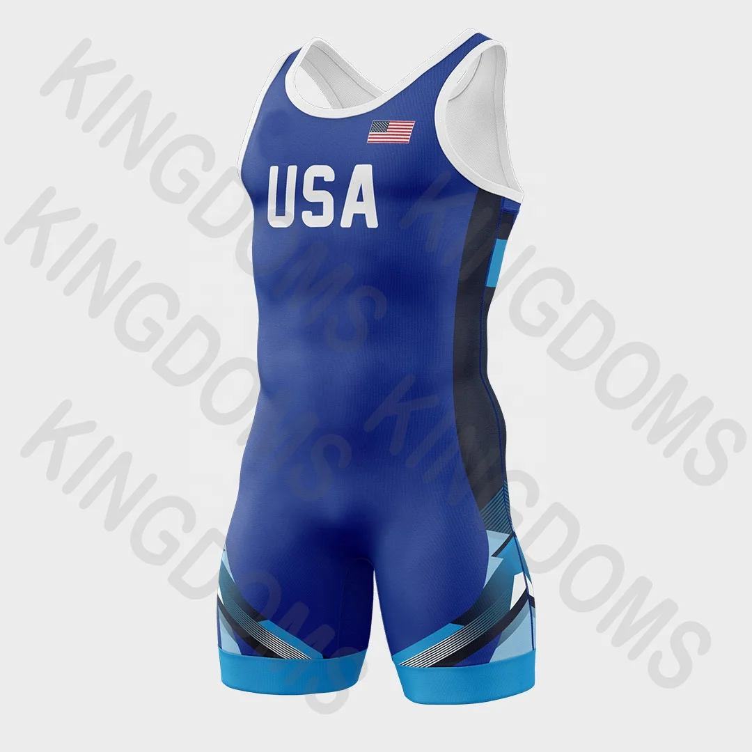 Оптовая продажа для борьбы Костюм Двойка Пользовательские Новое поступление машин для сублимационной Spandex носить мужские борьба из джерсовой ткани детский комбинезон