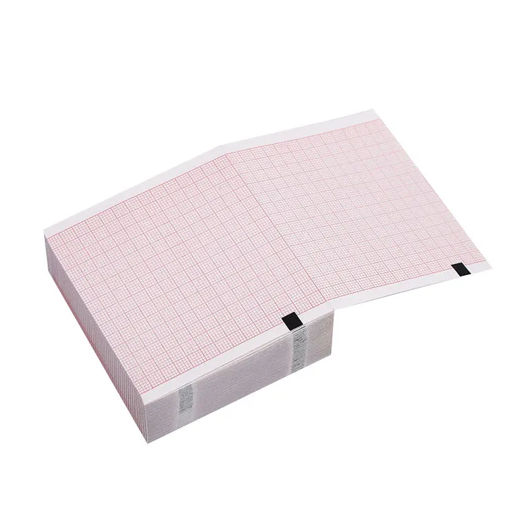 210*140MM-140P  Sheet SCHILLER ECG Paper 210*300mm Red Grid Medical Recording Paper