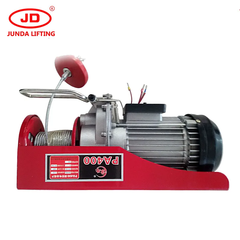 Equipment Supplier Handing Electric Wire Rope Hoist with Cart