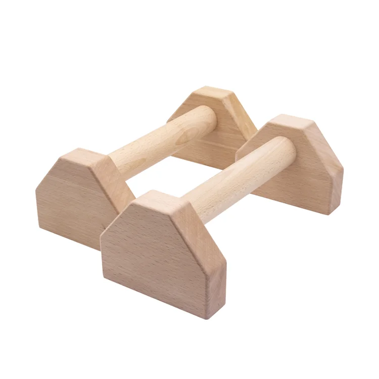 Custom Non-slip Wood Push-Up Rack Board Training Sport Workout Fitness Equipment 25cm Push-Up Stands Bars