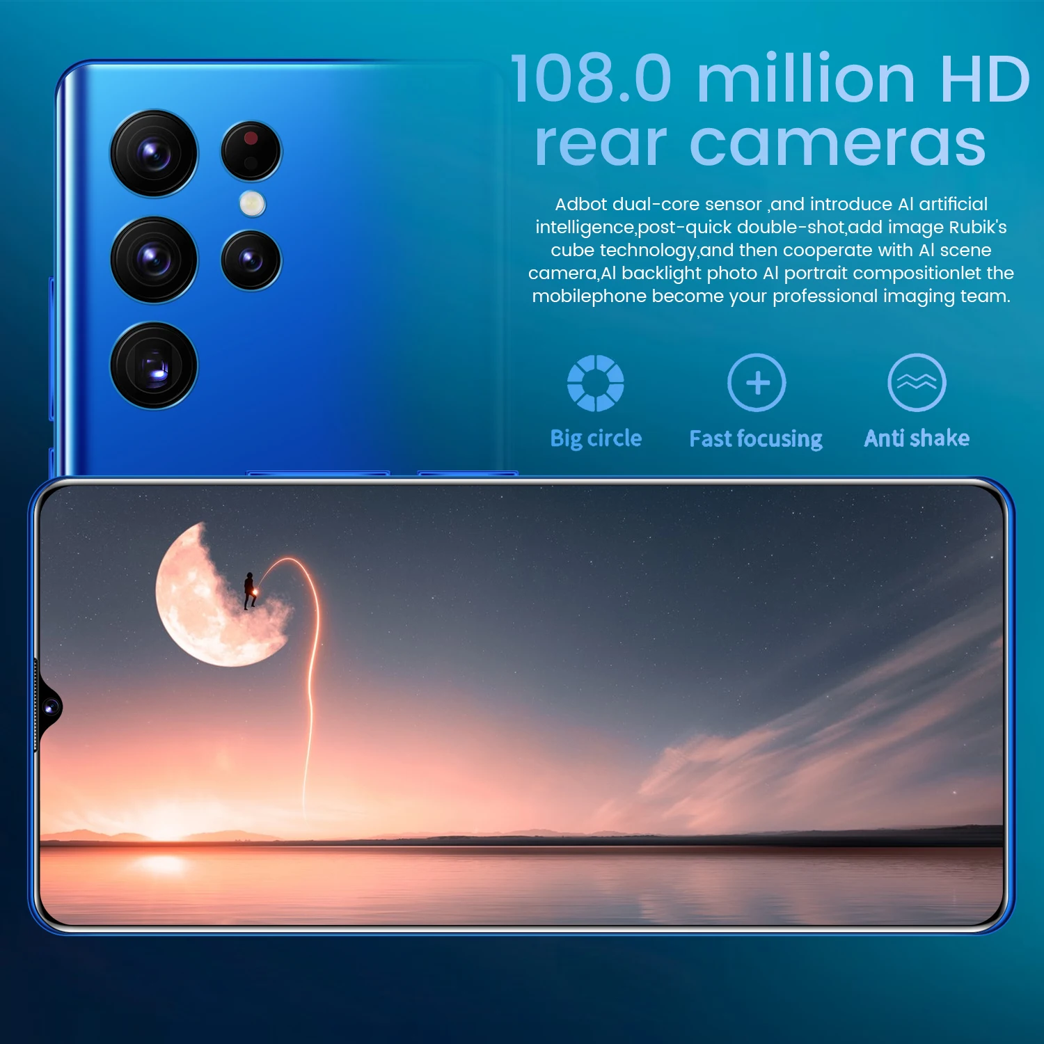 Original 2023 new S23 Ultra Phone Original Cellphone Sale 16GB + 1TGB 5G Cherry Mobile Cellphone Android Smartphone